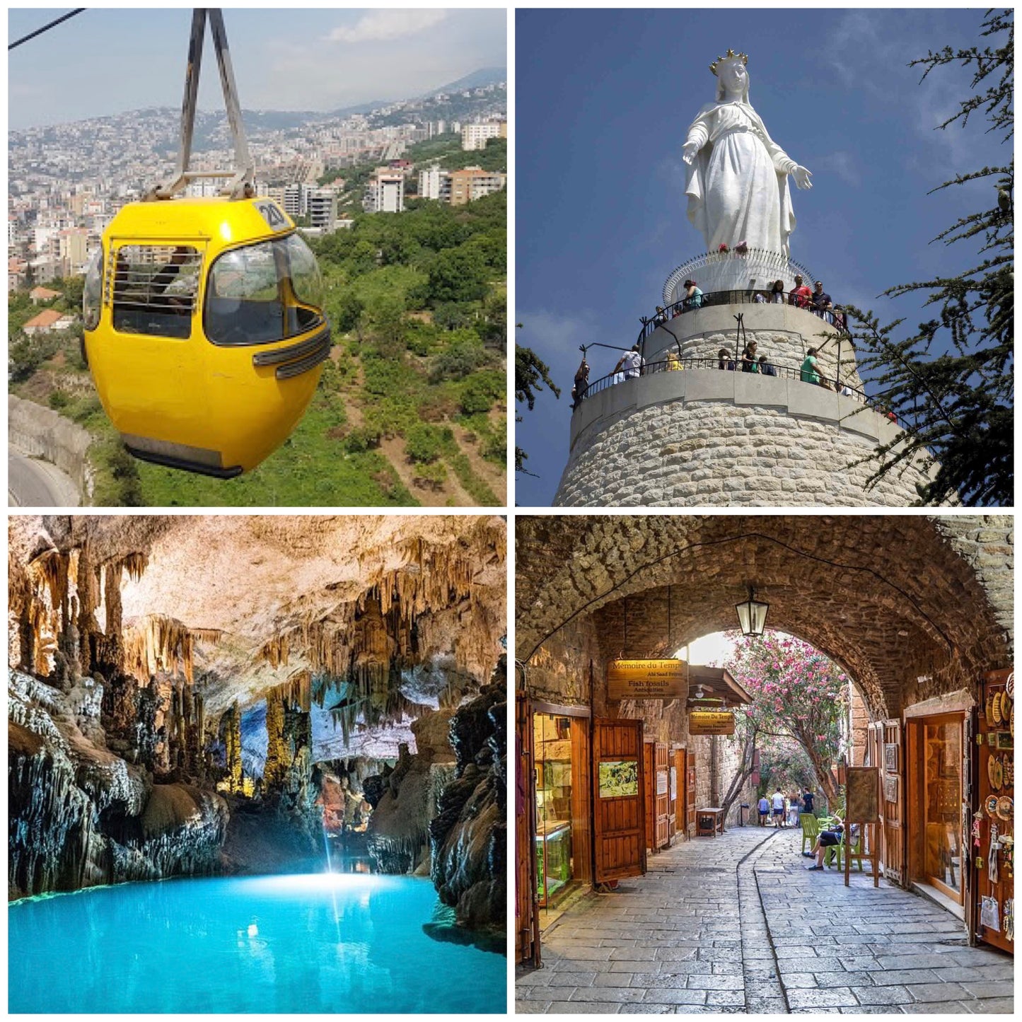 From Beirut: Full-Day Private Tour to Jeita Grotto, Harissa, and Byblos