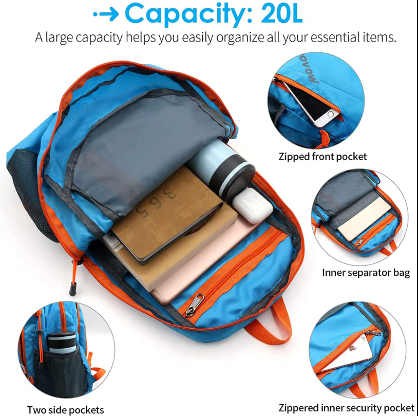 Outdoor Folding 20L Backpack