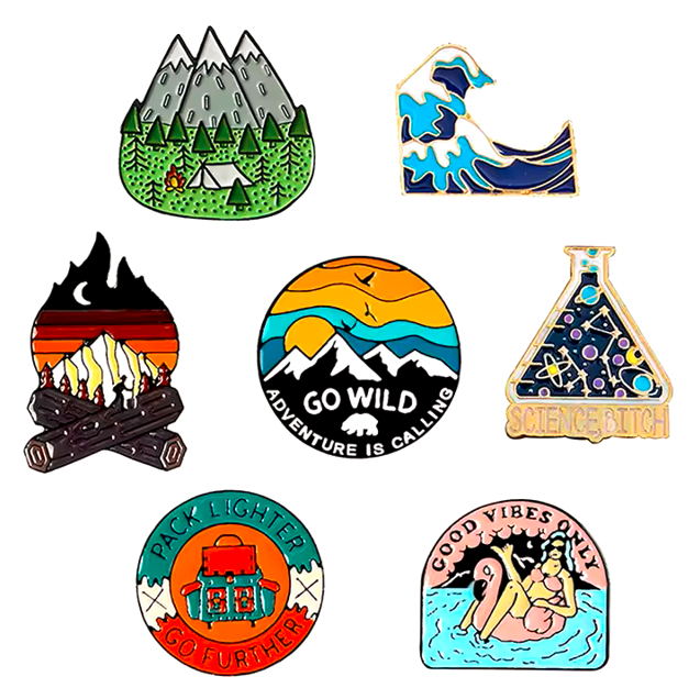Outdoor Adventure Pins