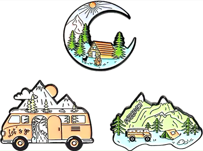 Outdoor Adventure Pins