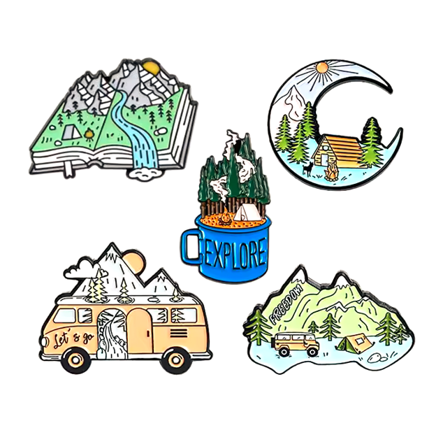Outdoor Adventure Pins