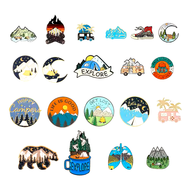 Outdoor Adventure Pins