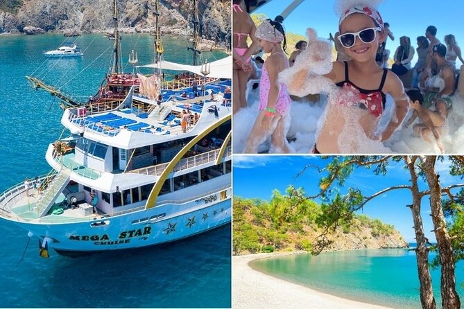 Kemer Mega Star Boat Trip with Hotel Transfer