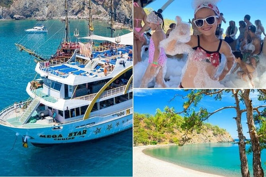 Kemer Mega Star Boat Trip with Hotel Transfer