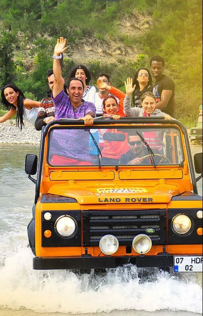 Antalya Rafting & Jeep Safari & Zip Line Combo Tour