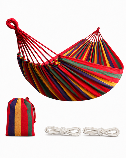 Outdoor Single Canvas Camping Hammock