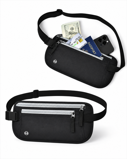 RFID Travel Money Belt & Passport Holder