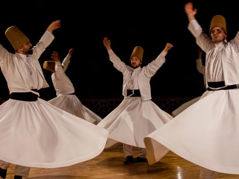 Whirling Dervishes in Istanbul (HodjaPasha Culture Centre)