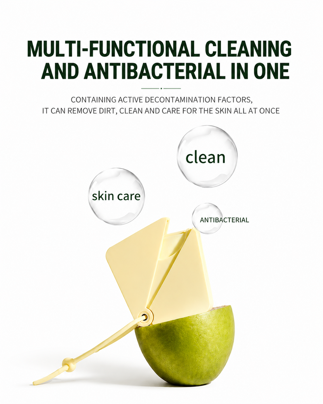 Lemon scented portable paper soap sheets in a reusable travel case with antibacterial hand cleansing, compact pocket-sized soap for travel, camping, hiking, and everyday hygiene.