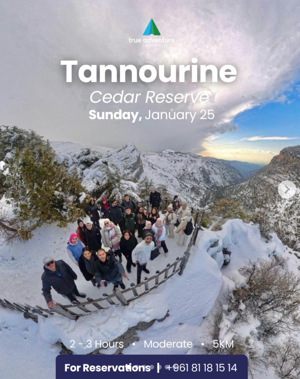 Tannourine Cedar Reserve Snow Hike & Gazelle Reserve