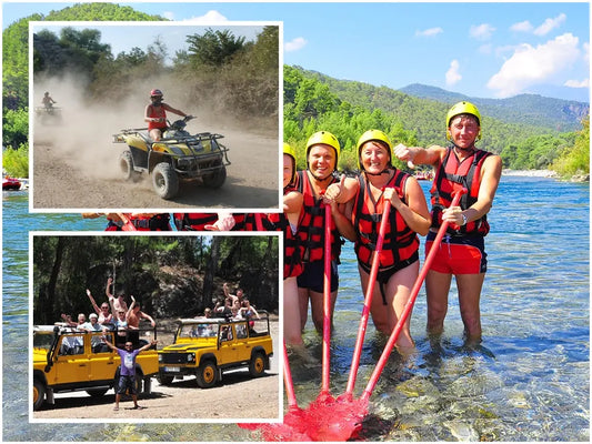 Super Combo Adventure: Rafting, Jeep Safari, Quad Ride, Zipline & Canyon View