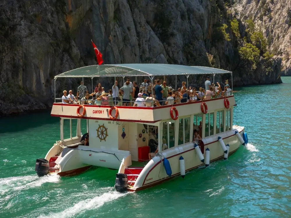 Antalya Green Canyon Boat Tour with Lunch & Drinks