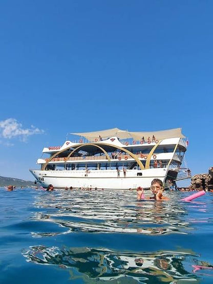 Kemer Mega Star Boat Trip with Hotel Transfer