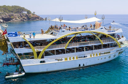 Kemer Mega Star Boat Trip with Hotel Transfer