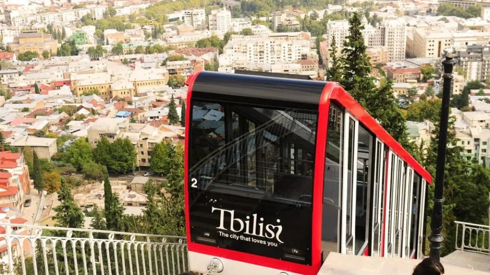 Mtatsminda Park with Funicular and Cable Car Ride